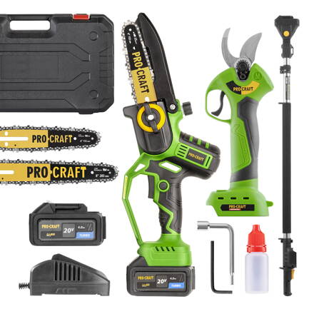 Sada aku ručná píla PKA32Li a nožnice na vetvy ES28Libb + nadstavec EP2.0R